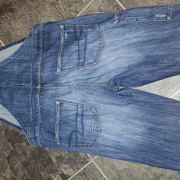 🌷American Eagle Distressed Overalls - Picture 10 of 11